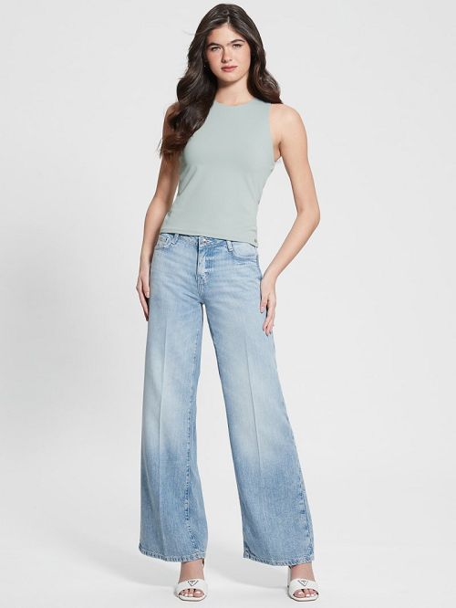 Guess Mora Cutout Tank Top Groen | GUESS-SN27592