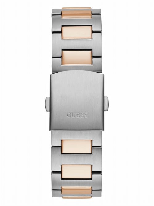 Guess Multi-Tone and Blue Multifunction Watch Zilver | GUESS-SN31607