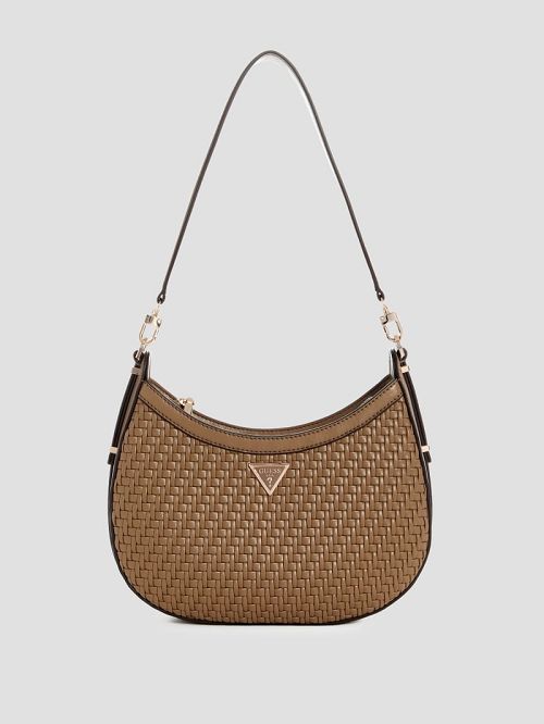 Guess Murielle Woven Hobo Bruin | GUESS-SN29169