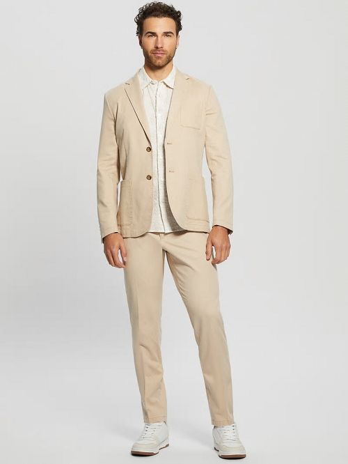 Guess Myron Dress Pants Beige | GUESS-SN31402