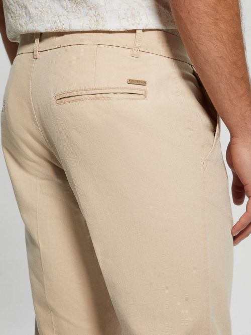 Guess Myron Dress Pants Beige | GUESS-SN31402