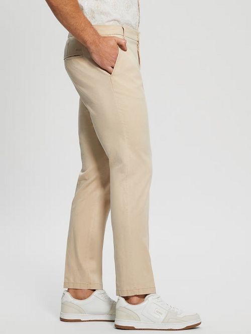 Guess Myron Dress Pants Beige | GUESS-SN31402