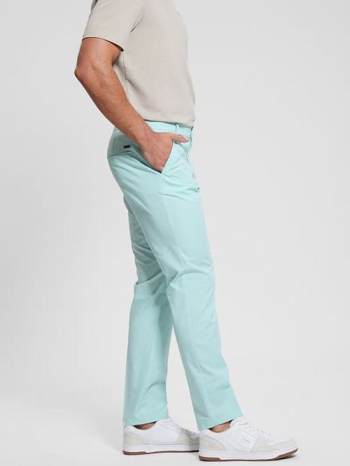 Guess Myron Dress Pants Turquoise | GUESS-SN31397