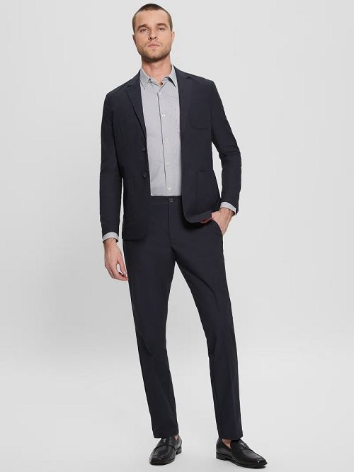 Guess Myron Tech-Stretch Dressy Pants Blauw | GUESS-SN31422