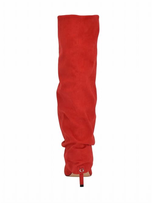 Guess Natha Suede Slouchy Boots Rood | GUESS-SN29931