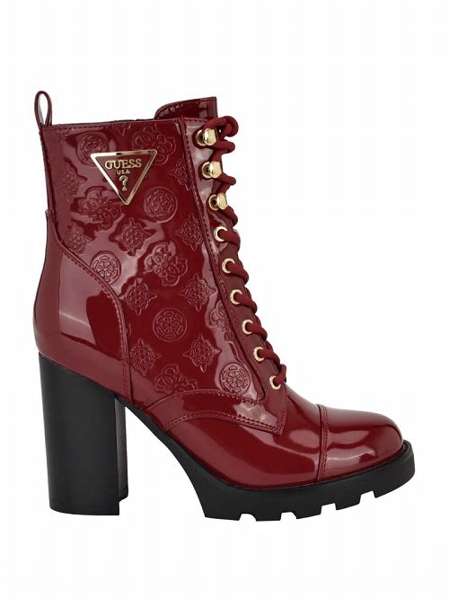 Guess Neady Patent Booties Rood | GUESS-SN29930