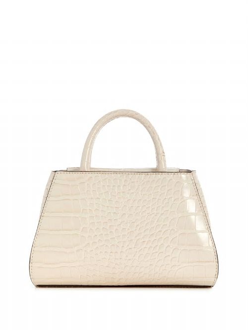Guess Nelka Embossed Mini Satchel Wit | GUESS-SN29265