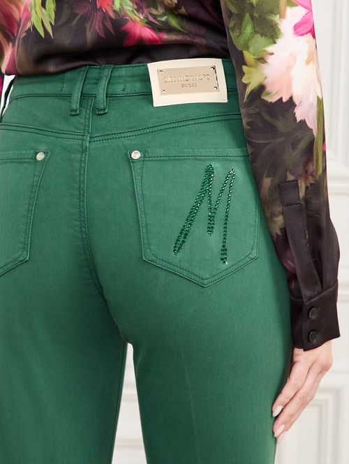 Guess New Kayla Denim Pant Groen | GUESS-SN28247