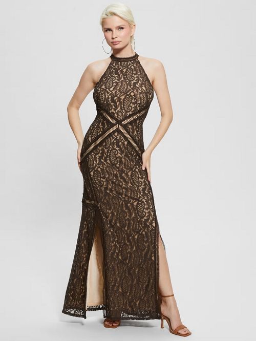 Guess New Liza Dress Bruin | GUESS-SN26901