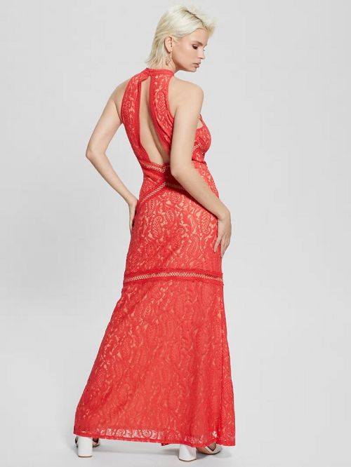 Guess New Liza Dress Rood | GUESS-SN26847