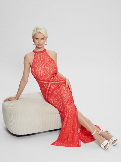 Guess New Liza Dress Rood | GUESS-SN26847