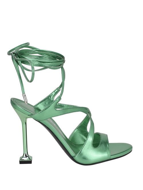 Guess Niko Lace-Up Heels Groen | GUESS-SN29776