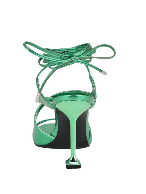 Guess Niko Lace-Up Heels Groen | GUESS-SN29776