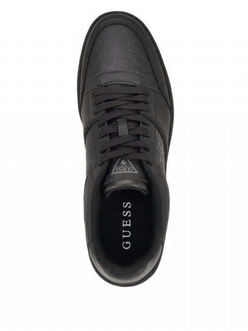 Guess Nivi Debossed Sneakers Zwart | GUESS-SN31898