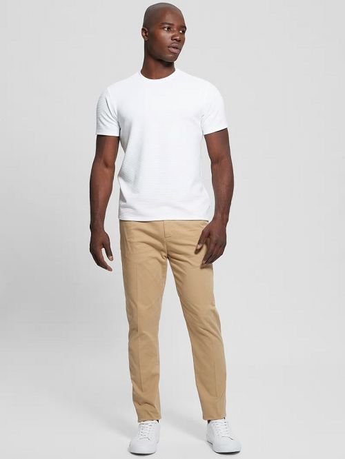 Guess Noah Straight Pants Beige | GUESS-SN31439
