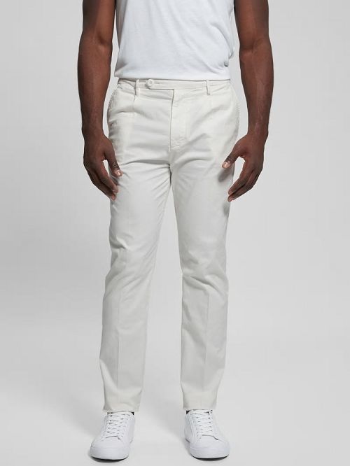 Guess Noah Straight Pants Wit | GUESS-SN31431
