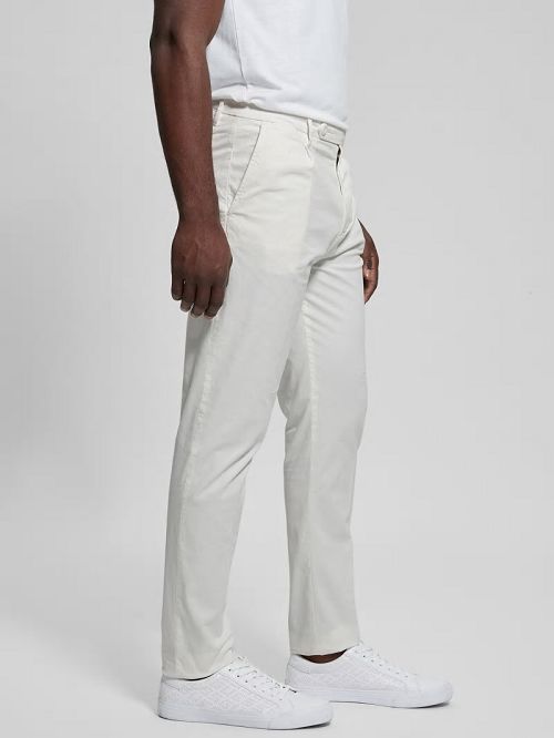 Guess Noah Straight Pants Wit | GUESS-SN31431