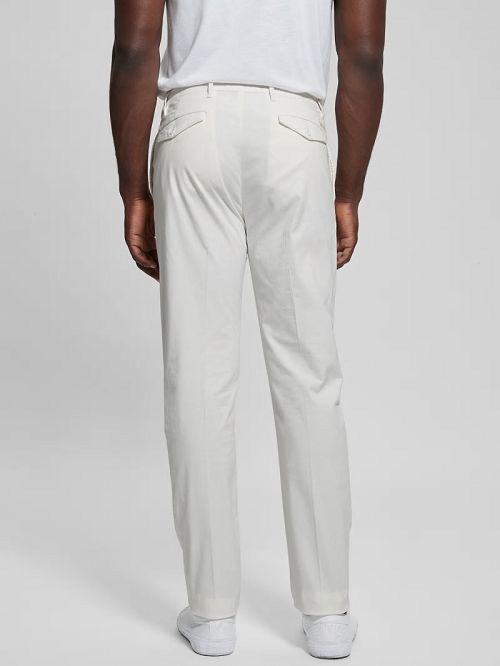 Guess Noah Straight Pants Wit | GUESS-SN31431