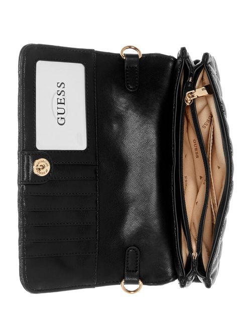 Guess Noelle Crossbody Organizer Zwart | GUESS-SN29480