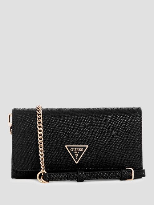 Guess Noelle Crossbody Organizer Zwart | GUESS-SN29480