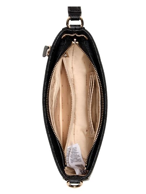Guess Noelle Mini Top-Zip Shoulder Bag Zwart | GUESS-SN29176