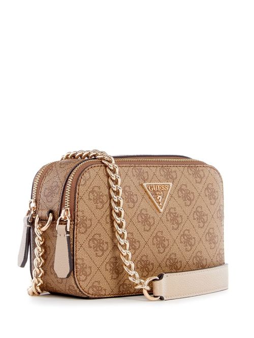 Guess Noelle Quatto G Camera Crossbody Bruin | GUESS-SN28990