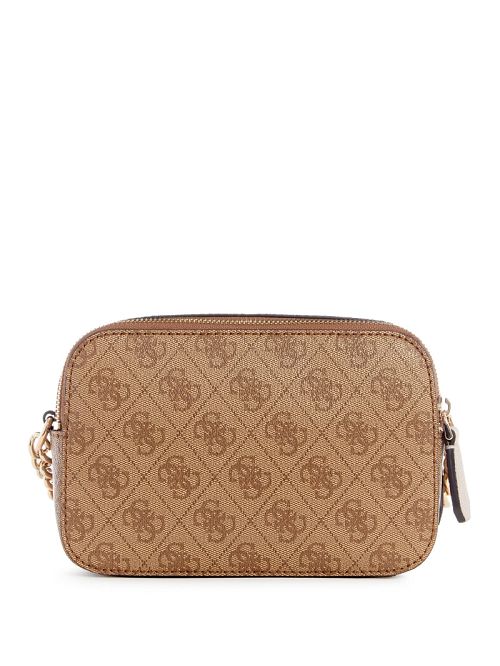 Guess Noelle Quatto G Camera Crossbody Bruin | GUESS-SN28990