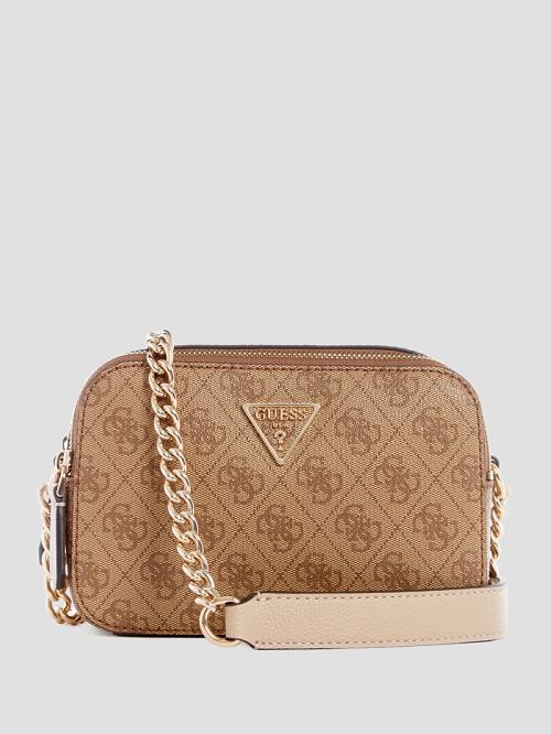 Guess Noelle Quatto G Camera Crossbody Bruin | GUESS-SN28990