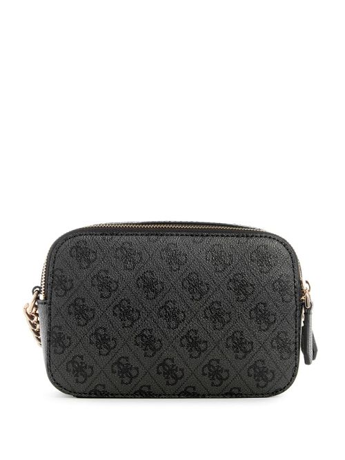 Guess Noelle Quatto G Camera Crossbody Zwart | GUESS-SN28962