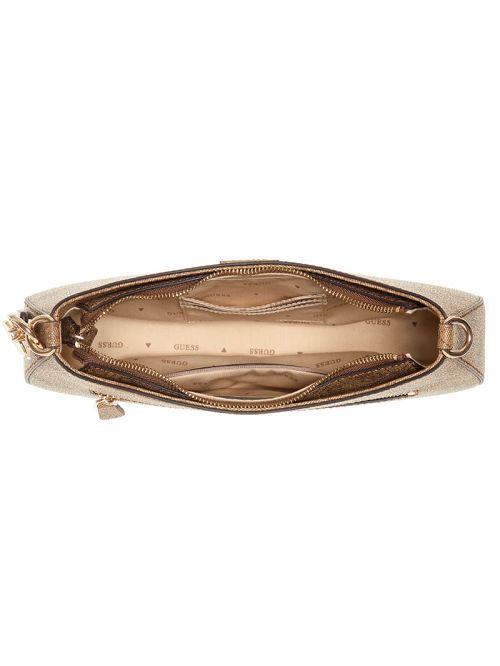 Guess Noelle Quattro G Shoulder Bag Bruin | GUESS-SN29178