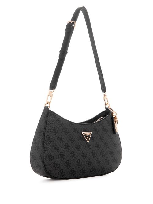 Guess Noelle Quattro G Shoulder Bag Zwart | GUESS-SN29126