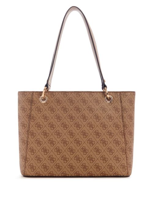 Guess Noelle Quattro G Small Noel Tote Bruin | GUESS-SN29455