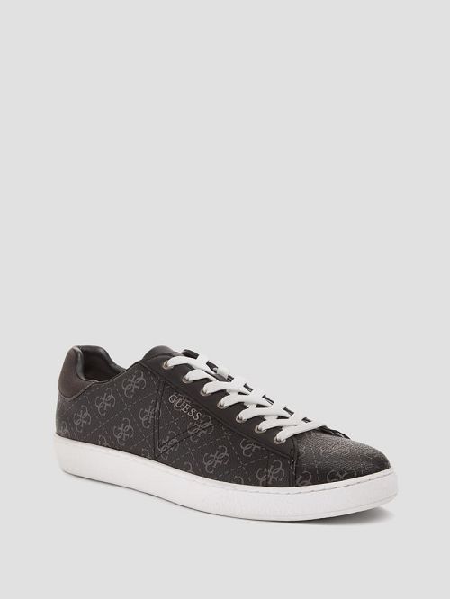 Guess Nola Quattro G Low-Top Sneakers Zwart | GUESS-SN31897