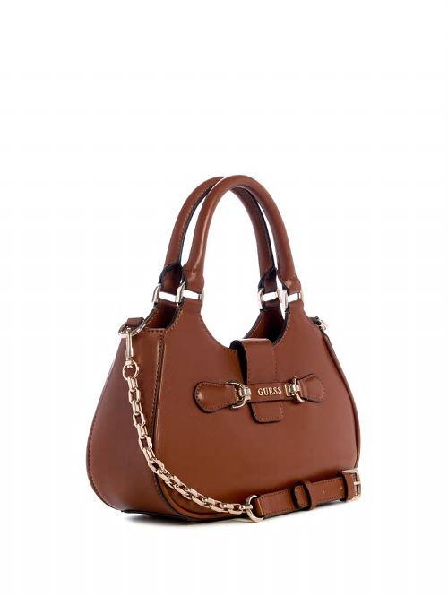 Guess Nolana Small Girlfriend Satchel Bruin | GUESS-SN29326