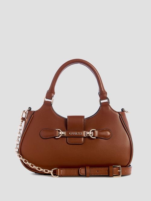 Guess Nolana Small Girlfriend Satchel Bruin | GUESS-SN29326