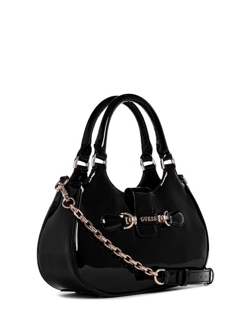 Guess Nolana Small Girlfriend Satchel Zwart | GUESS-SN28840