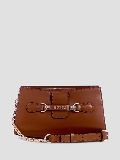 Guess Nolana Top-Zip Crossbody Bruin | GUESS-SN29035