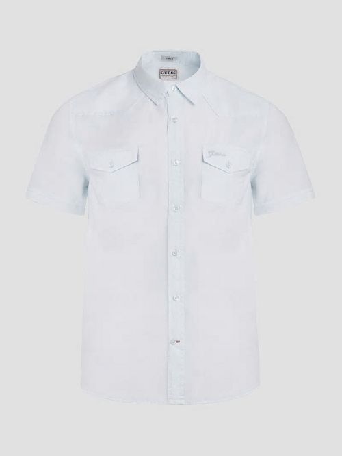 Guess Nottingham Shirt Blauw | GUESS-SN31146