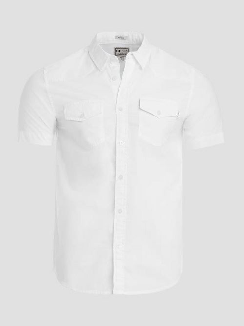 Guess Nottingham Shirt Wit | GUESS-SN31161