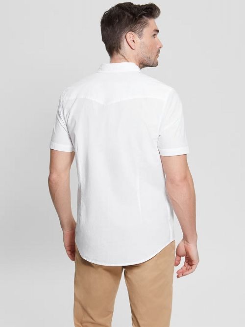 Guess Nottingham Shirt Wit | GUESS-SN31161