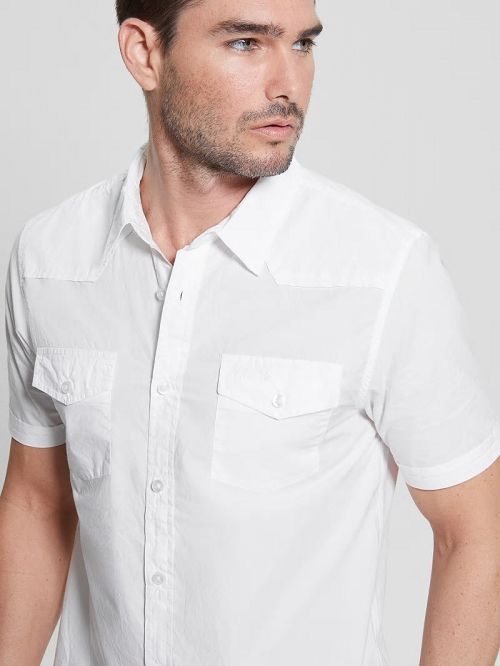 Guess Nottingham Shirt Wit | GUESS-SN31161