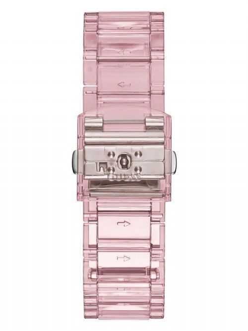 Guess Nude Transparent Multifunction Watch Beige | GUESS-SN30037