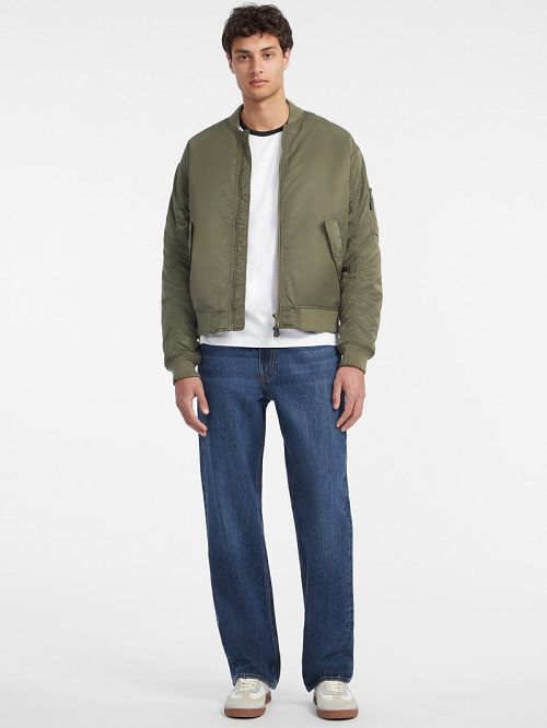Guess Nylon Bomber Jacket Groen | GUESS-SN30759