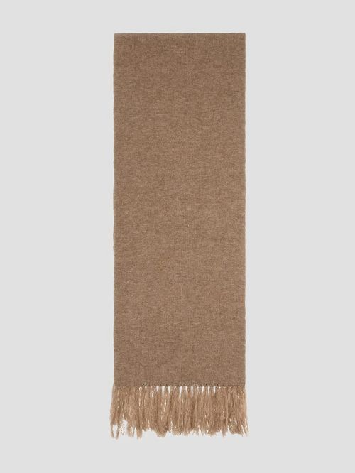Guess Oblong Heathered Scarf Beige | GUESS-SN30189
