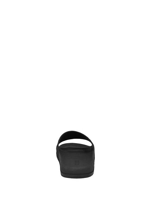 Guess Oiyan Embossed Slides Zwart | GUESS-SN31914