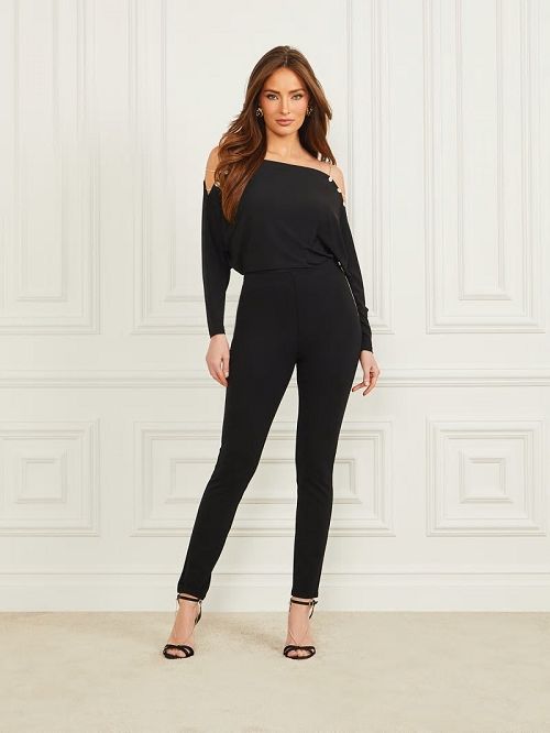 Guess Olivia Skinny Pant Zwart | GUESS-SN28253