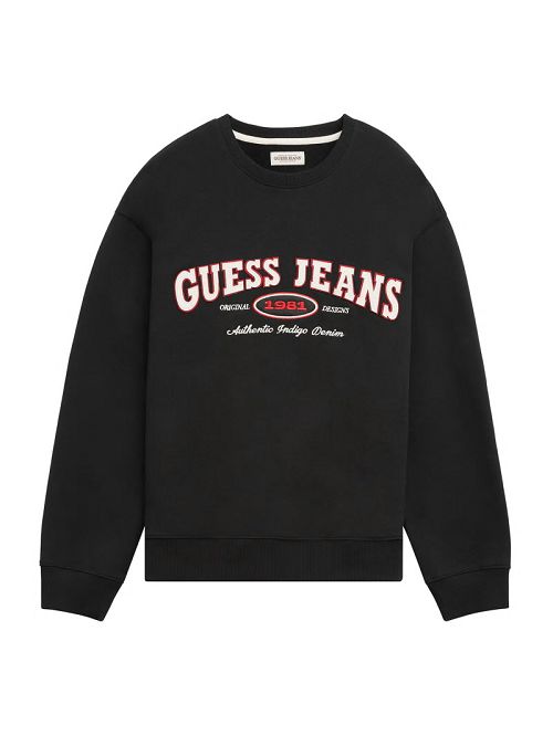Guess Original Design Sweatshirt Zwart | GUESS-SN30937