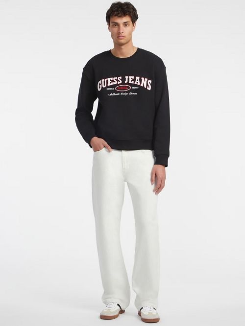 Guess Original Design Sweatshirt Zwart | GUESS-SN30937