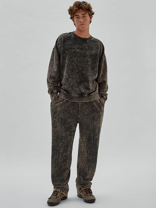 Guess Originals Acid Wash Joggers Zwart | GUESS-SN31533