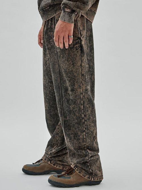 Guess Originals Acid Wash Joggers Zwart | GUESS-SN31533